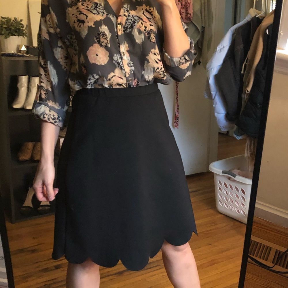 Black dress skirt